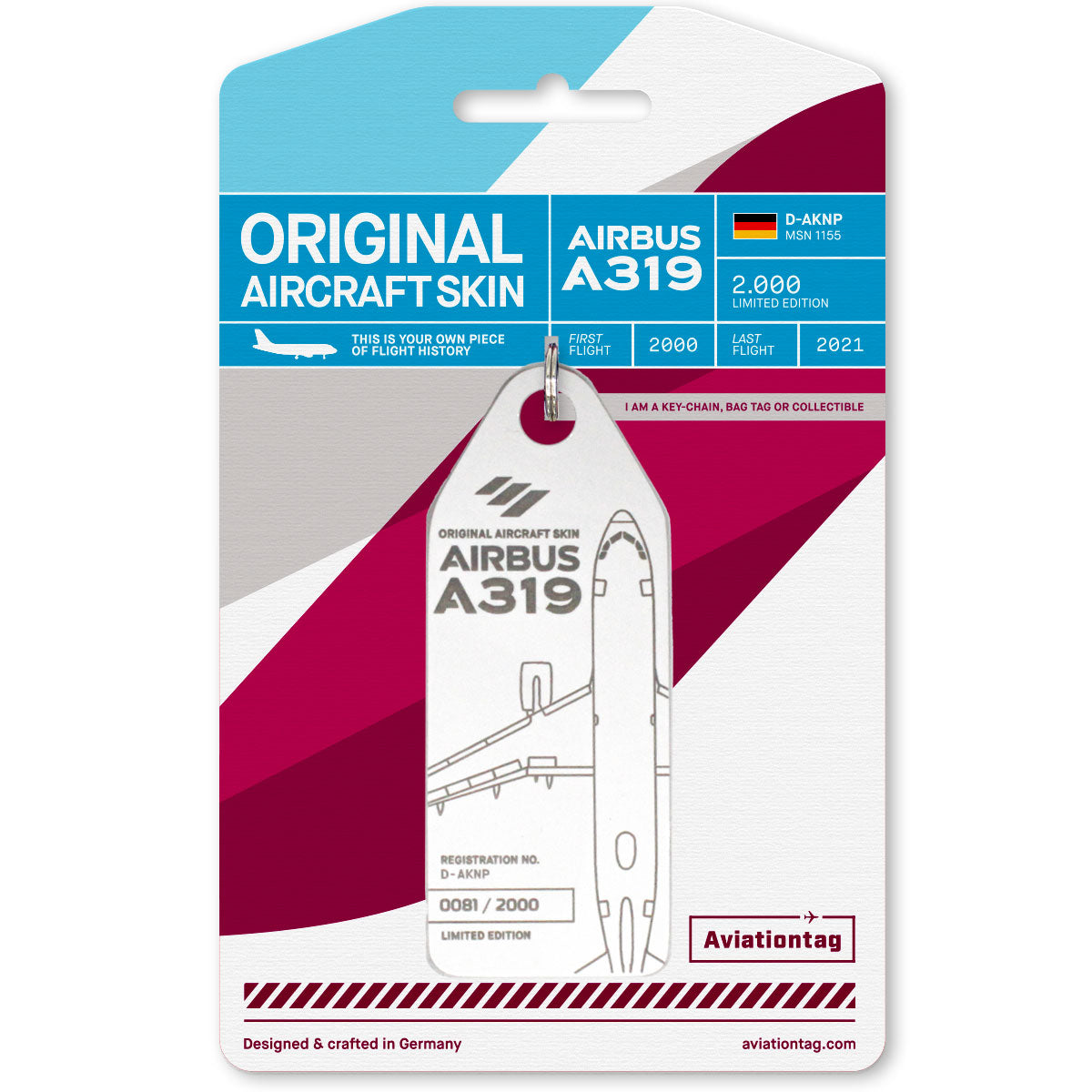 Aviationtag Eurowings Airbus A319 – D-AKNP