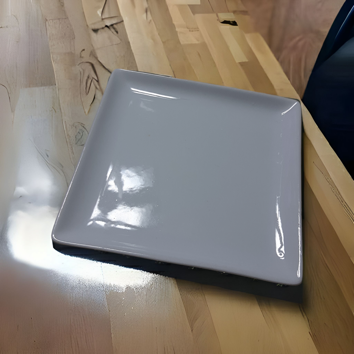 Porzellan Teller quadratisch 13x13cm flach