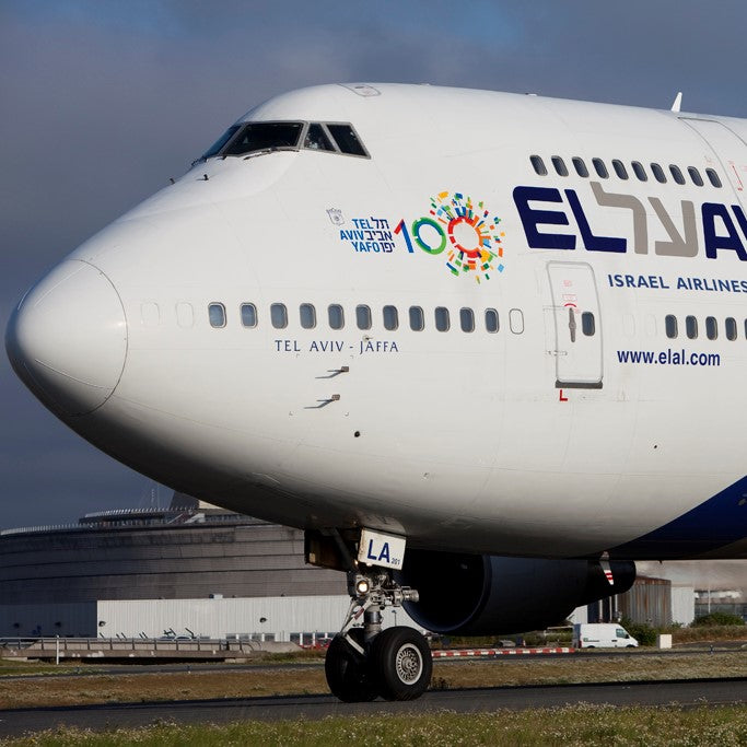 Aviationtag EL AL B747 - 4X-ELA